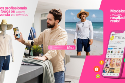 Com o FotoModel, você transforma sua fotografia de moda em produções rápidas e com qualidade profissional em poucos minutos.