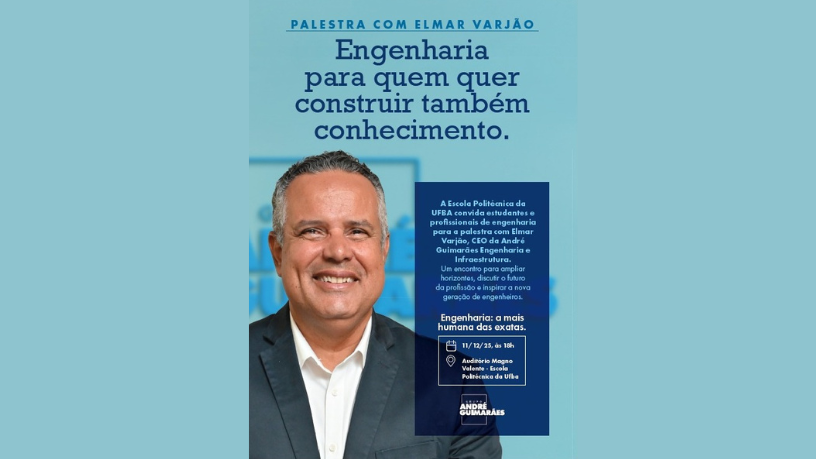 A rastreabilidade de materiais é essencial para garantir controle de qualidade em obras de infraestrutura, como destaca Elmar Juan Passos Varjão Bomfim.